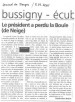 Article dans le Journal de Morges du 08.07.2005