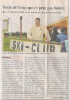 Article dans le Journal de Morges du 07.11.2008